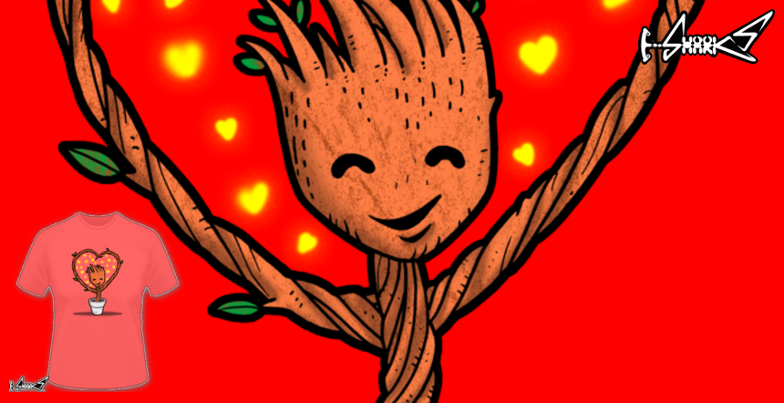 Groot Loves You T-shirts - Designed by: Boggs Nicolas