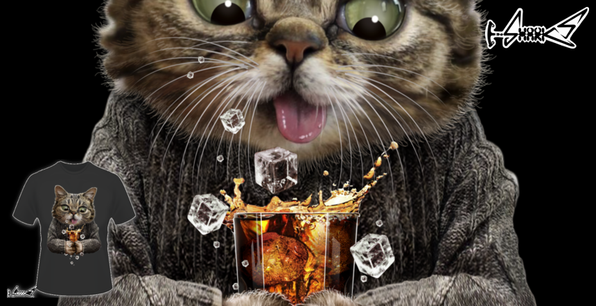 CAT & SOFT DRINK T-shirts - Designed by: ADAM LAWLESS